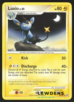 Luxio - 43/99 - Uncommon - Arceus - Pokemon Card - Image 1