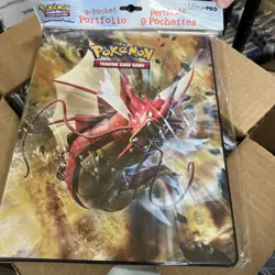 POKEMON TCG XY9 BREAKPOINT 9-POCKET PORTFOLIO TRADING CARD ALBUM BINDER GYARADOS - Image 1