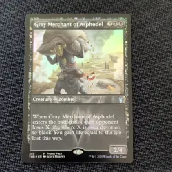MTG Gray Merchant of Asphodel Promo Pack: Theros Beyond Death Foil - Image 1