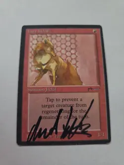 Hurr Jackal SIGNED By Drew Tucker Magic The Gathering - Image 1