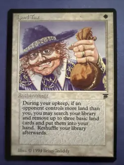 MTG Land Tax - Legends - NM - Magic The Gathering - Image 1