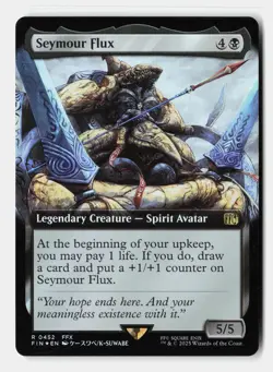 Seymour Flux (Extended Art) 452 Rare FINAL FANTASY Magic: The Gathering Foil NM - Image 1