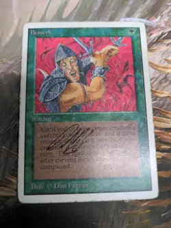 Berserk Unlimited Signed by Dan Frazier MtG Magic the Gathering HP! - Image 1