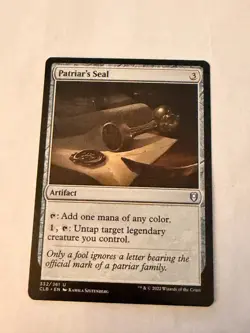 Patriar's Seal The List Regular Uncommon #332 NM MTG - Image 1