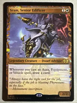 MTG / Sram, Senior Edificer / MUL / #136 / HALO FOIL / Rare / NM - Image 1