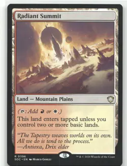 Radiant Summit R Commander: Secrets of Strixhaven 396 NM - Image 1