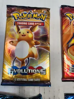 Pokemon Cards 4 Packs 10 Cards ea. Evolutions - Image 2
