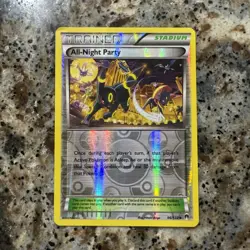 Pokemon Card All-Night Party 96/122 Reverse Holo Trainer XY Breakpoint - Image 1