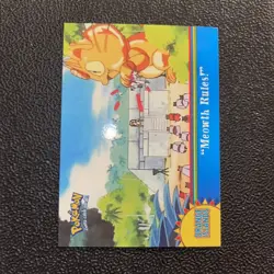 Topps Pokemon Trading Card Game TCG 1st Edition NON Holo WOTC Series OR13 Meowth - Image 1