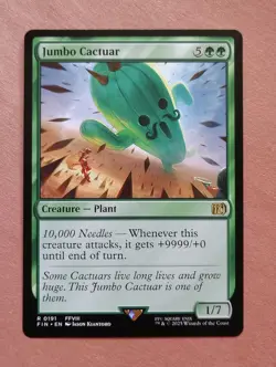 1x Jumbo Cactuar **NEAR MINT** **UNPLAYED** MTG - Image 1