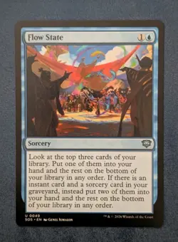 MTG Secrets Of Strixhaven Uncommon FLOW STATE NM - Image 1