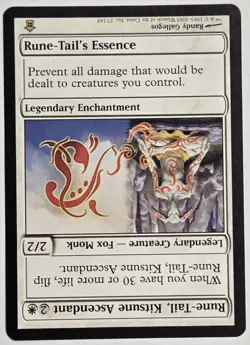 Rune-Tail, Kitsune Ascendant Saviors of Kamigawa Magic The Gathering MTG Rare - Image 2