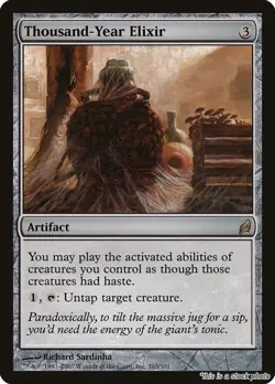 Thousand-Year Elixir MTG Lorwyn Rare NM Pck Fresh - Image 1