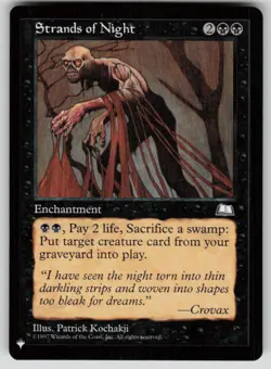 Strands of Night Uncommon The List Reprints MTG Near Mint 2020 - Image 1
