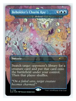 Beholder's Charm Ray - Bribery, Secret Lair, Foil, Magic MTG NM - Image 1