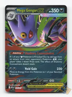 Pokemon TCG - Mega Gengar ex 056/094 Near Mint Double Rare Phantasmal Flames - Image 1