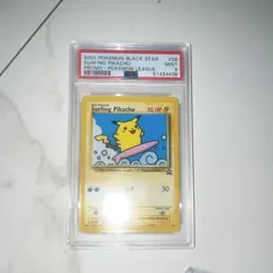 Pokemon 2001 Wotc Promo Surfing Pikachu 28/53 Regular English PSA 9 - Image 1