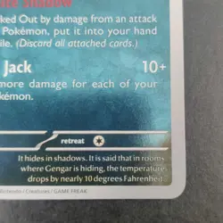 Pokemon Gengar Perfect Order Rare Reverse Holo 50/88 NM - Image 3