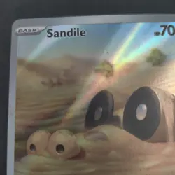 Sandile 216/198 Illustration Rare Scarlet & Violet Pokemon Near Mint - Image 2