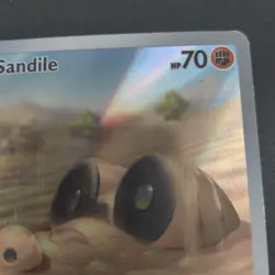 Sandile 216/198 Illustration Rare Scarlet & Violet Pokemon Near Mint - Image 3