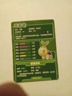 Chinese Exclusive Simplified Pokemon 25th Anniversary Turtwig KDJL2-R013 RARE - Image 3