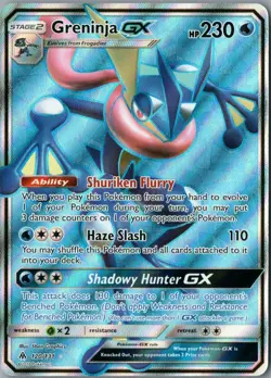 Greninja GX (Full Art) Ultra Rare SM - Forbidden Light 120/131 NM Holo - Pokemon - Image 1