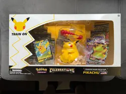 Pokemon Celebrations Figure Collection Pikachu VMAX Box Factory Sealed ETB - Image 1