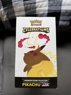 Pokemon Celebrations Figure Collection Pikachu VMAX Box Factory Sealed ETB - Image 3