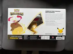 Pokemon Celebrations Figure Collection Pikachu VMAX Box Factory Sealed ETB - Image 4