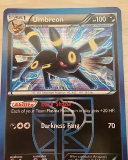 Pokemon TCG Umbreon Plasma Freeze 64/116 Holo Rare - Image 3