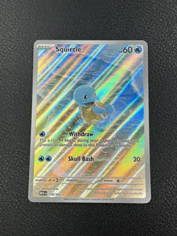 Pokemon Squirtle Illustration Rare #170/165 Scarlet & Violet MEW NM/MT - Image 1