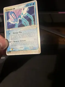 Pokemon Suicune EX #94 Team Magma & Team Aqua LP+ Holofoil Rare Silver Border - Image 5