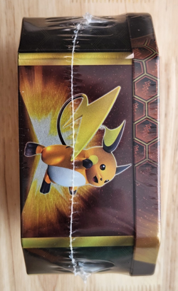 Pokemon Hidden Fates Raichu GX Tin Sealed - Image 3