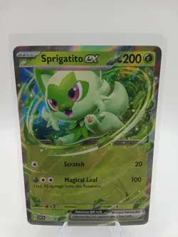 Sprigatito ex 087 Sv: Scarlet & Violet Holo Black Star Promo Pokemon TCG NM/M - Image 1