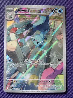 The Pokemon Company Dewott 106/086 Sv White Flare Illustration Rare Holo EN - Image 1
