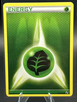 Grass Energy 105/114 Common - Pokemon Black & White Base - LP - Image 1