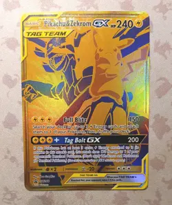 Pokemon Tcg Pikachu & Zekrom GX SM248 Sm Holo Black Star Promo Must See🔥🔥🔥 - Image 1
