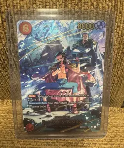 Bandai One Piece Card Game Smoker & Tashigi EB04-003 SP Alt Art Foil 8000 EN - Image 1