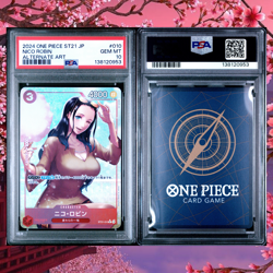 *POP 16* 2025 ONE PIECE STARTER DECK ST21-EX GEAR 5 #010 NICO ROBIN PSA 10 - Image 2