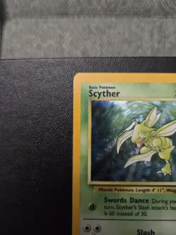 Scyther 10/64 Vintage Pokemon Card Jungle NO SYMBOL ERROR Rare Pokemon NM-LP - Image 3