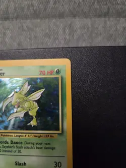 Scyther 10/64 Vintage Pokemon Card Jungle NO SYMBOL ERROR Rare Pokemon NM-LP - Image 4