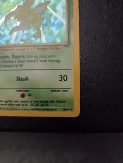 Scyther 10/64 Vintage Pokemon Card Jungle NO SYMBOL ERROR Rare Pokemon NM-LP - Image 5
