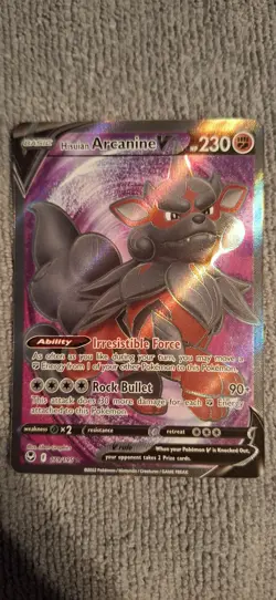 Pokemon TCG - Hisuian Arcanine V 179/195 Ultra Rare - Silver Tempest - Image 1