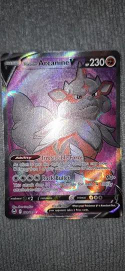 Pokemon TCG - Hisuian Arcanine V 179/195 Ultra Rare - Silver Tempest - Image 2