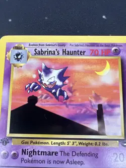 Pokemon Card - Sabrina's Haunter Gym Challenge 55/132 1st Edition Uncommon 1 - Image 2