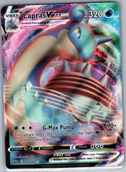 Lapras VMAX 050/202 SWSH01: Sword & Shield Base Set - Pokemon Card - NM - Image 1