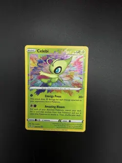 Celebi Amazing Rare SWSH04: Vivid Voltage Card 009/185 NM Condition - Image 3