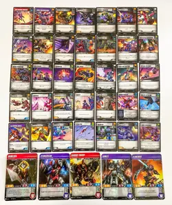 Grimlock Dinobot Leader (Rare) And 39 Other Cards Transformers TCG Lot Pls Read - Image 2