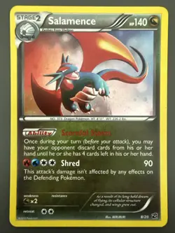 Salamence 8/20 Blister Exclusives Cosmos Holo Pokemon TCG - LP - Image 1