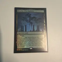 Magic The Gathering Boseiju Who Endures Foil Rare 266 Kamigawa Neon Dynasty - Image 1